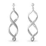 Boucles D'oreilles Pendantes Jolanda Argent Blanc - Pendantes Femme | Marc Orian