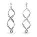 Boucles D'oreilles Pendantes Jolanda Argent Blanc - Pendantes Femme | Marc Orian