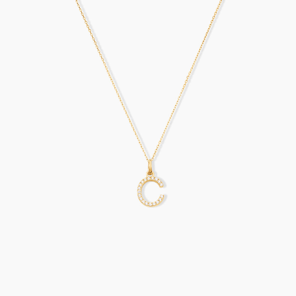 Pendentif Klementine Or Jaune Oxyde De Zirconium - Pendentifs Famille | Marc Orian