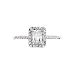 Bague Shanta Argent Blanc Oxyde De Zirconium - Bijoux fantaisie Femme | Marc Orian