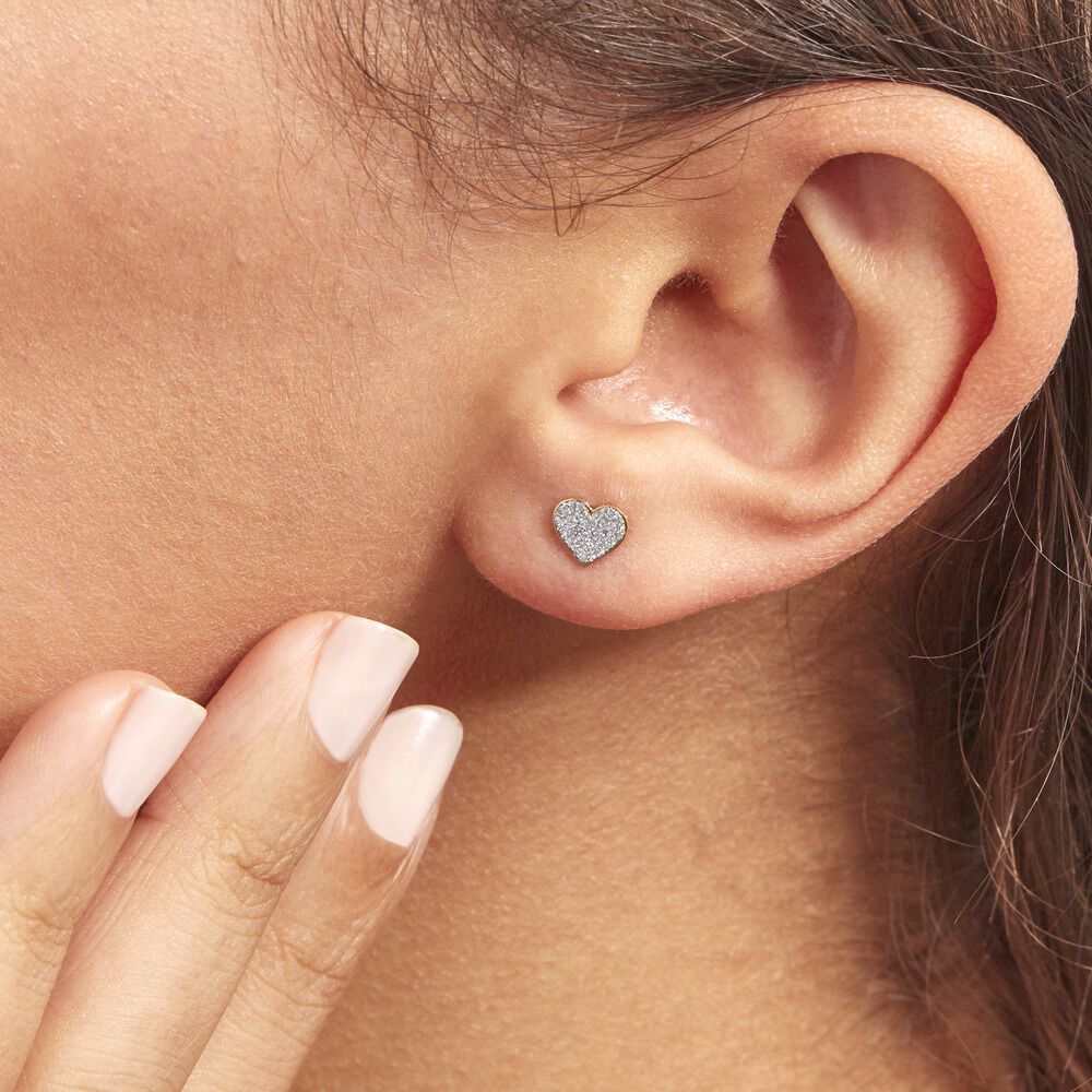 Boucles D'oreilles Puces Marta Or Jaune - Puces Femme | Marc Orian