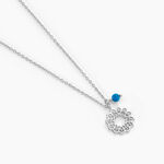 Collier Alvie Argent Blanc Turquoise - Colliers avec pierres Femme | Marc Orian