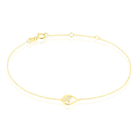 Bracelet Angelyna Or Jaune Diamant - Bracelets chaînes Femme | Marc Orian
