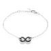 Bracelet Celinia Argent Blanc Céramique Et Oxyde De Zirconium - Bracelets chaînes Femme | Marc Orian