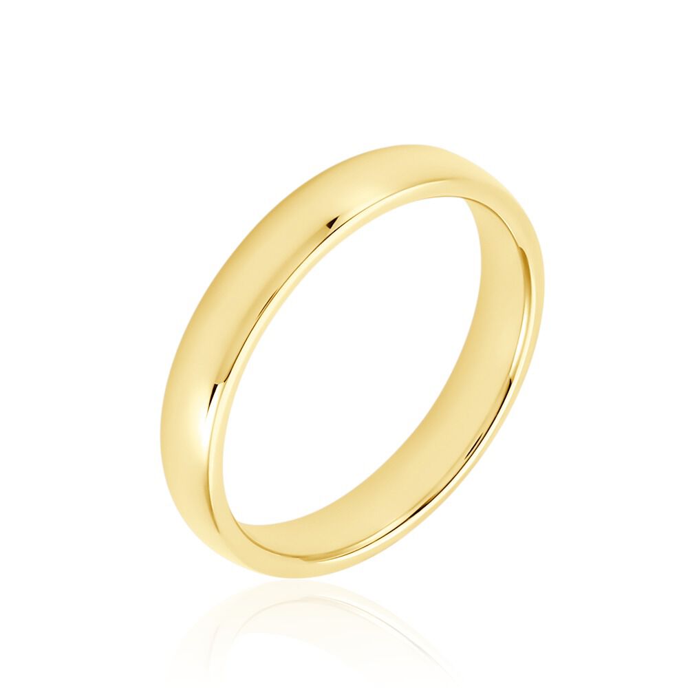 Alliance Sirona Demi Jonc Confort Or Jaune - Alliances duo Femme | Marc Orian