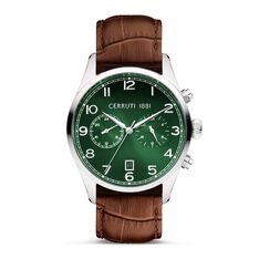 Montre Cerruti Cavareno Vert - Montres classiques Homme | Marc Orian