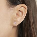 Boucles D'oreilles Puces Or Jaune Talia Email - Puces Enfant | Marc Orian