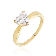 Bague Minos Plaqué Or Oxyde De Zirconium - Bagues Solitaire Femme | Marc Orian
