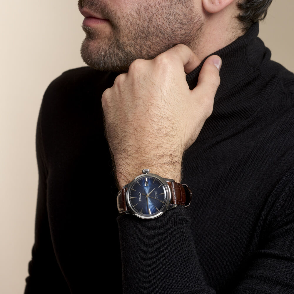 Montre Seiko Presage Bleu - Montres automatiques Homme | Marc Orian