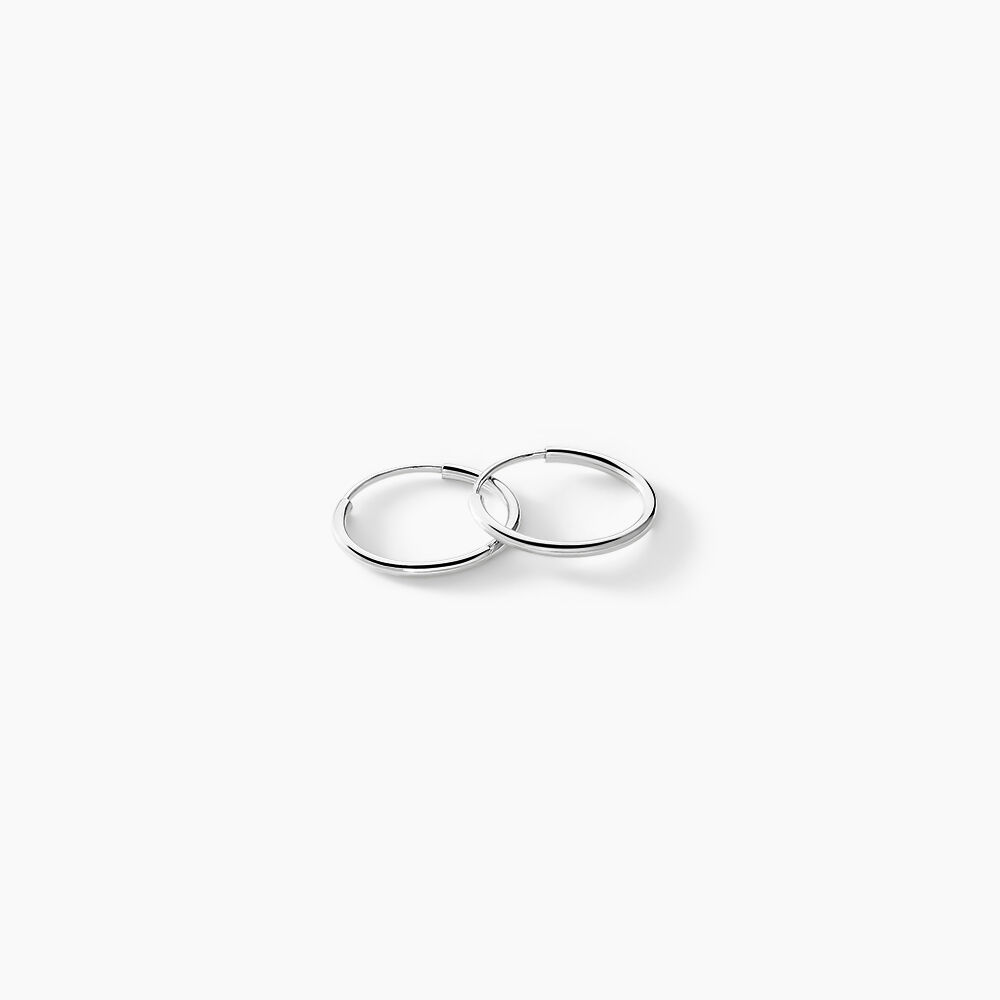 Créoles Dominae Or Blanc - Créoles Femme | Marc Orian