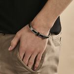 Bracelet Jourdan Cook Acier Bicolore - Bracelets cuir Homme | Marc Orian