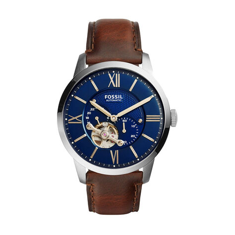 Montre Fossil Townsman Bleu - Montres automatique Homme | Marc Orian