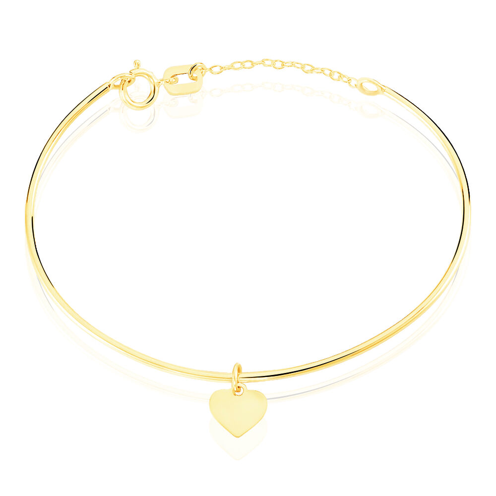 Bracelet Jonc Ida Coeur Or Jaune - Bracelets joncs Enfant | Marc Orian