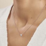 Collier Brendana Argent Blanc Oxyde De Zirconium - Colliers avec pierres Femme | Marc Orian