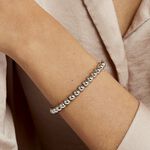Bracelet Ciska Argent Blanc - Bracelets fantaisie Femme | Marc Orian