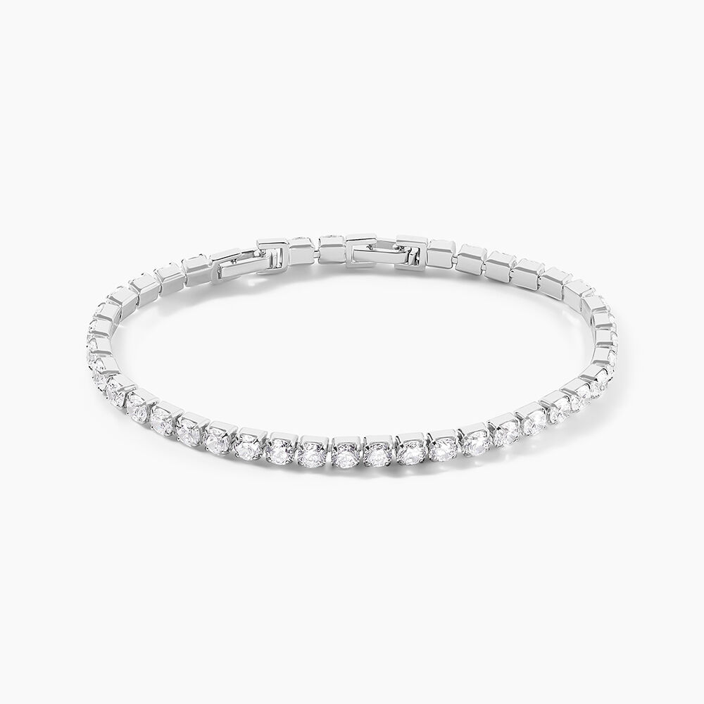 Bracelet Lou-anne Argent Blanc Oxyde De Zirconium Blanc - Bracelets cha&icirc;nes Femme | Marc Orian