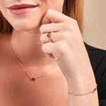 Bague Luccia Plaqu&eacute; Or Dor&eacute; Pierre D'imitation - Bagues de promesse Femme | Marc Orian