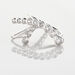 Boucles D'oreilles Grimpantes Zoiaae Argent Blanc Oxyde De Zirconium - Piercings d'oreilles Femme | Marc Orian