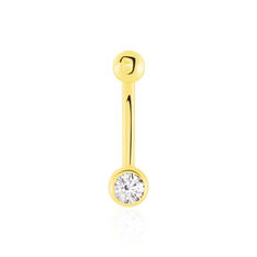 Piercing De Nombril Jan Or Jaune Oxyde De Zirconium - Piercing Femme | Marc Orian