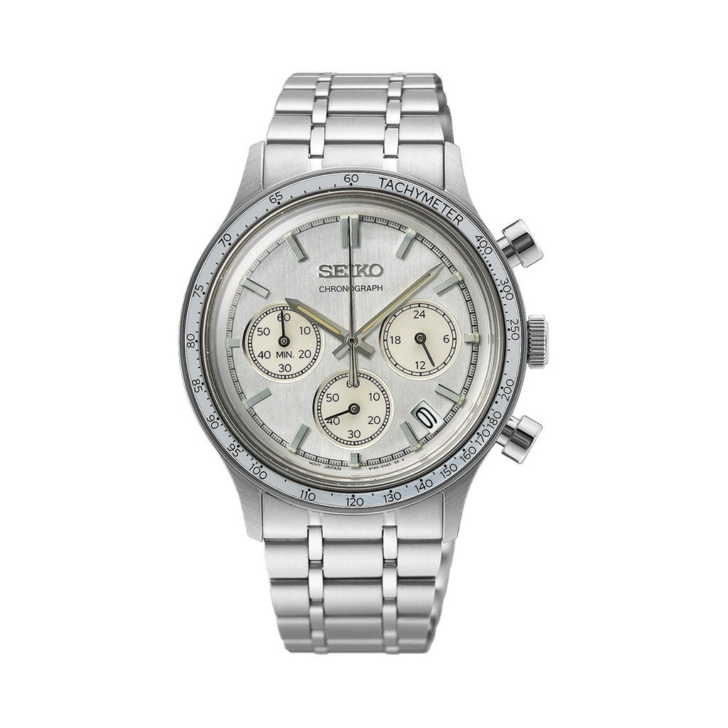 Montre Seiko Sport Chrono 39 Gris - Montres chronographes Homme | Marc Orian