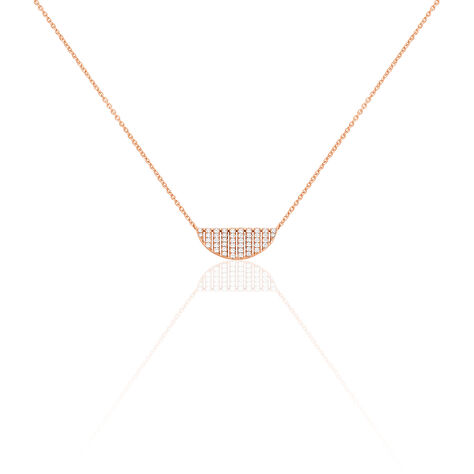 Collier Katia Argent Blanc Oxyde De Zirconium - Colliers avec pierres Femme | Marc Orian