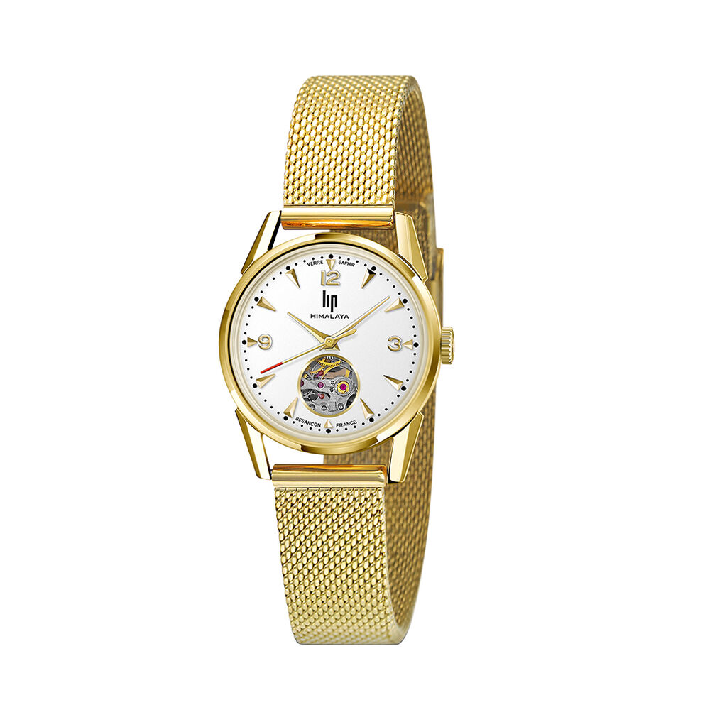 Montre Lip Himalaya C&oelig;ur Battant Blanc - Montres automatiques Femme | Marc Orian