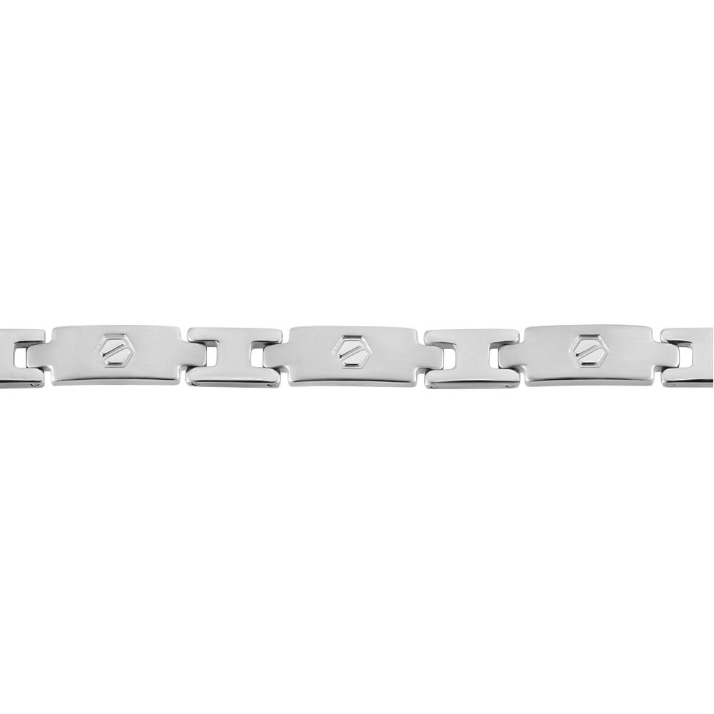 Bracelet Joe Acier Blanc - Bracelets chaînes Homme | Marc Orian