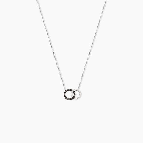 Collier Bella Or Blanc Diamant - Colliers avec pierres Femme | Marc Orian