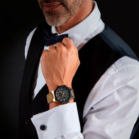 Montre Montignac M Automatique Noir - Montres automatique Homme | Marc Orian