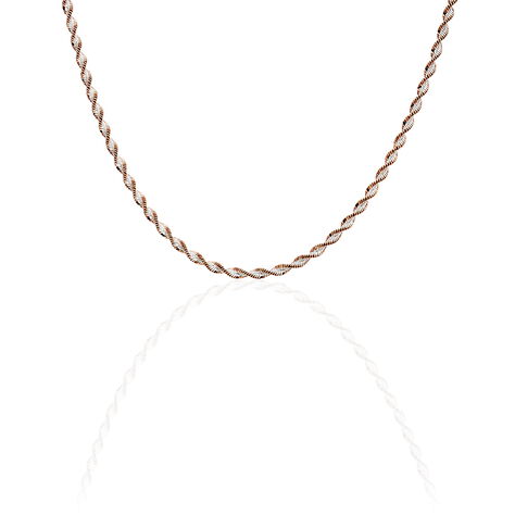 Collier Abie Torsade Argent Bicolore - Chaines Femme | Marc Orian