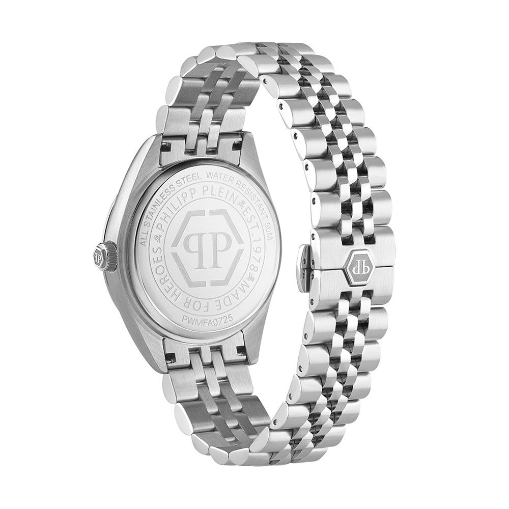 Montre Philipp Plein Date Superlative Argent&eacute; - Montres &eacute;tanches Homme | Marc Orian