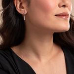 Cr&eacute;oles Snook Argent Blanc - Boucles d'oreilles pampille Femme | Marc Orian