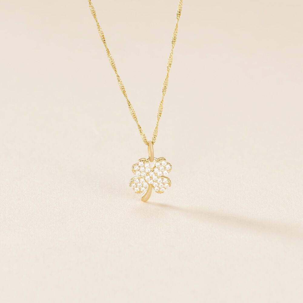 Pendentif Brewal Or Jaune Oxydes De Zirconium - Pendentifs Femme | Marc Orian