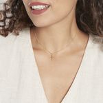 Pendentif Canice Croix Or Jaune Oxyde De Zirconium - Pendentifs Famille | Marc Orian