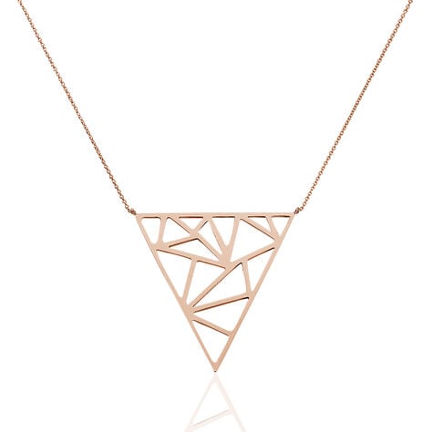 Collier Sautoir Rosario Acier Rose - Sautoirs Femme | Marc Orian