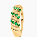 Bague Ilyane Or Jaune Emeraude - Bagues vintage Femme | Marc Orian