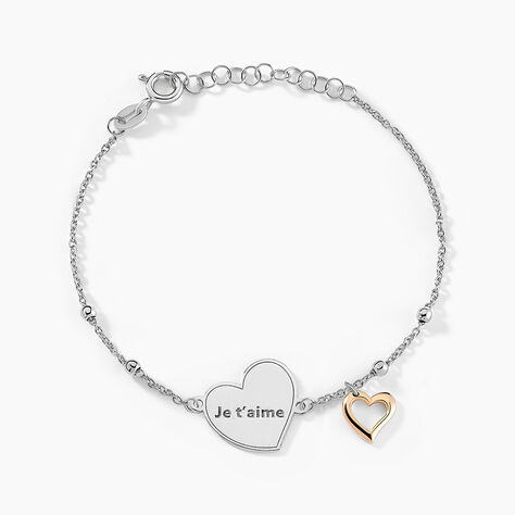 Bracelet Argent Bicolore Nura - Bracelets chaînes Femme | Marc Orian