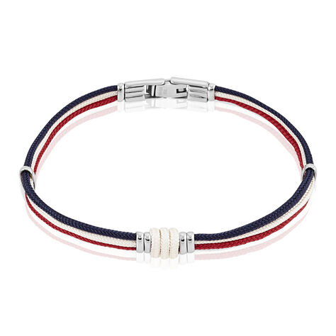 Bracelet Floryseae Acier Blanc - Bracelets cordons Homme | Marc Orian