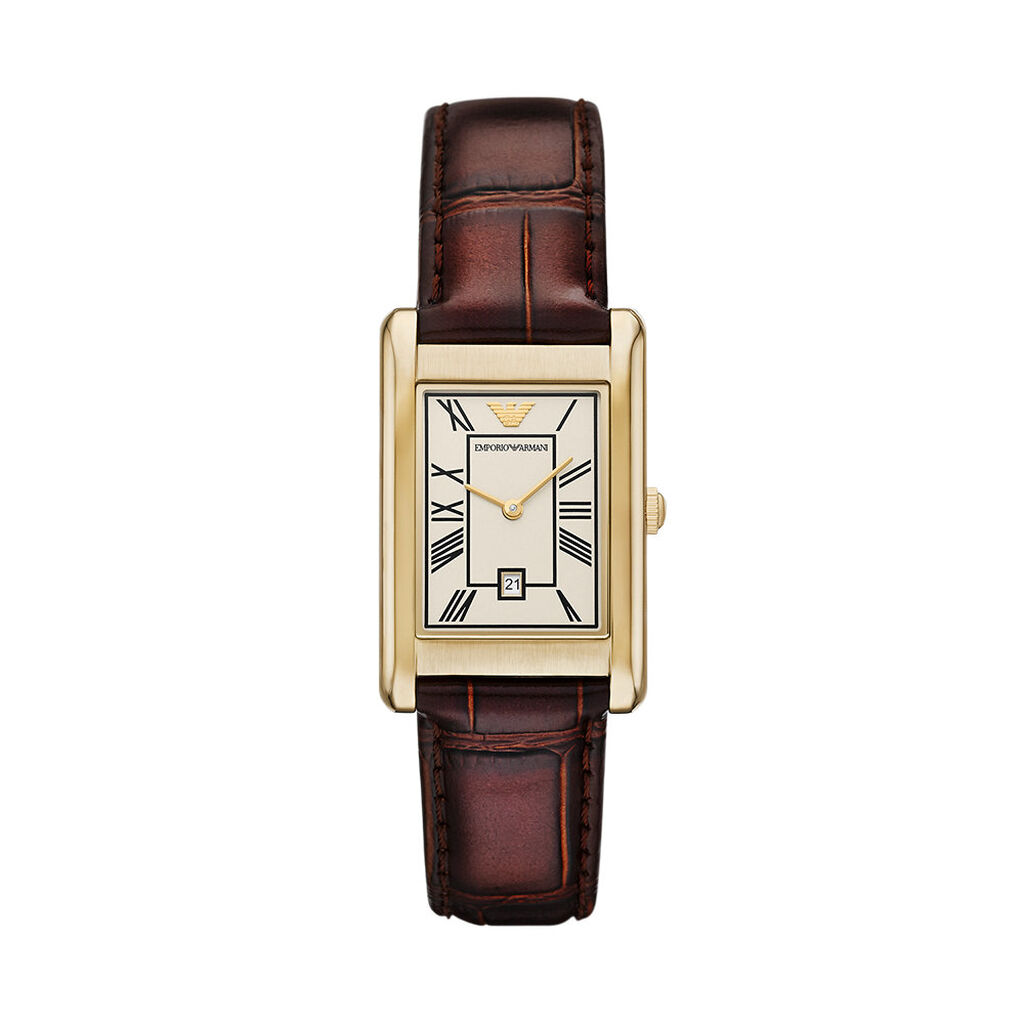 Montre Emporio Armani Blanc - Montres &eacute;tanches Homme | Marc Orian
