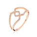 Bague Lisa Or Rose Diamant - Bagues pierres précieuses Femme | Marc Orian