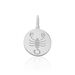 Pendentif Zodiaque Rond Argent Blanc - Bijoux personnalisés Famille | Marc Orian