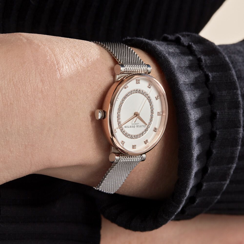 Montre Olivia Burton Belgrave Argenté - Montres étanches Femme | Marc Orian