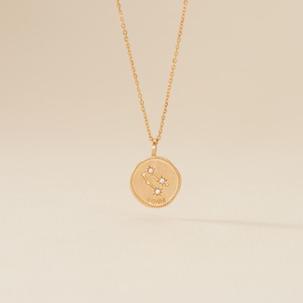 Collier Iago Plaqu&eacute; Or Oxydes De Zirconium - Colliers avec pierres Femme | Marc Orian