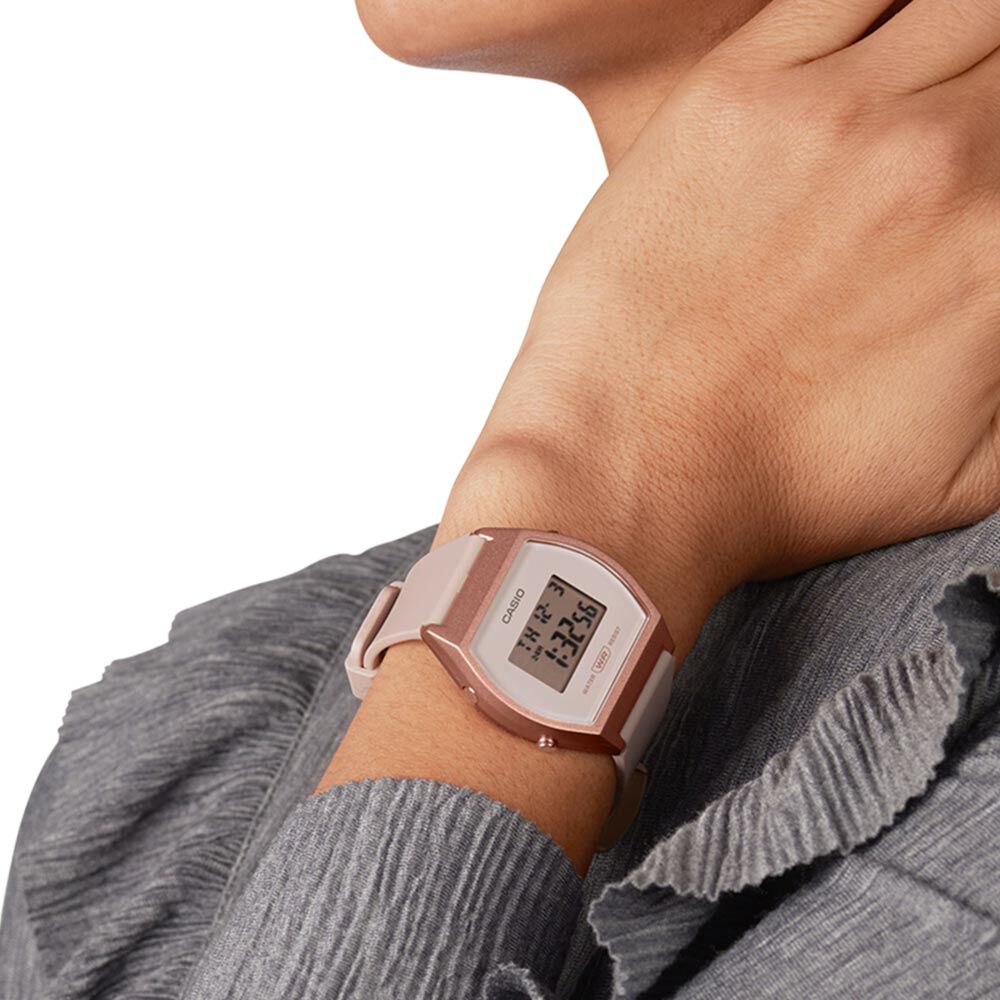 Montre casio new arrivals femme or rose