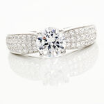 Bague Marilyn Argent Blanc Oxyde De Zirconium - Bijoux fantaisie Femme | Marc Orian