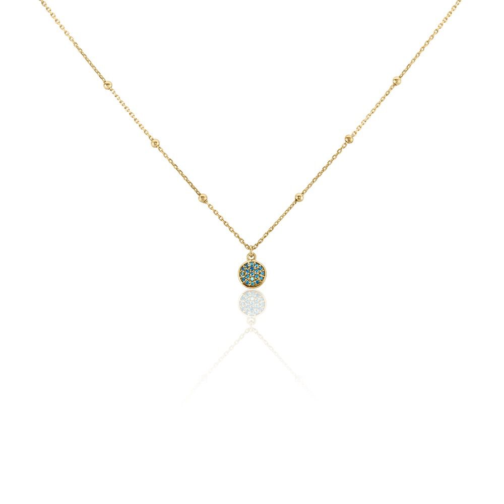 Collier Plaqué Or Jaune Mikayla Oxydes De Zirconium - Colliers avec pierres Femme | Marc Orian