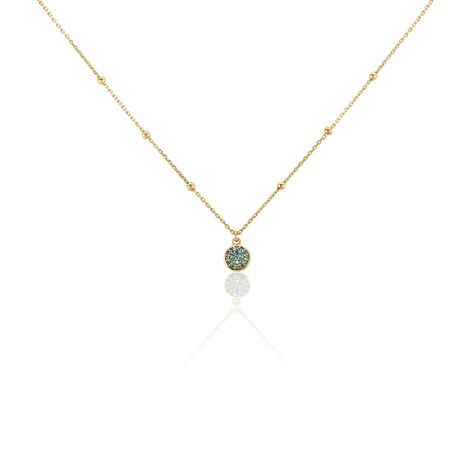 Collier Plaqué Or Jaune Mikayla Oxydes De Zirconium - Colliers avec pierres Femme | Marc Orian