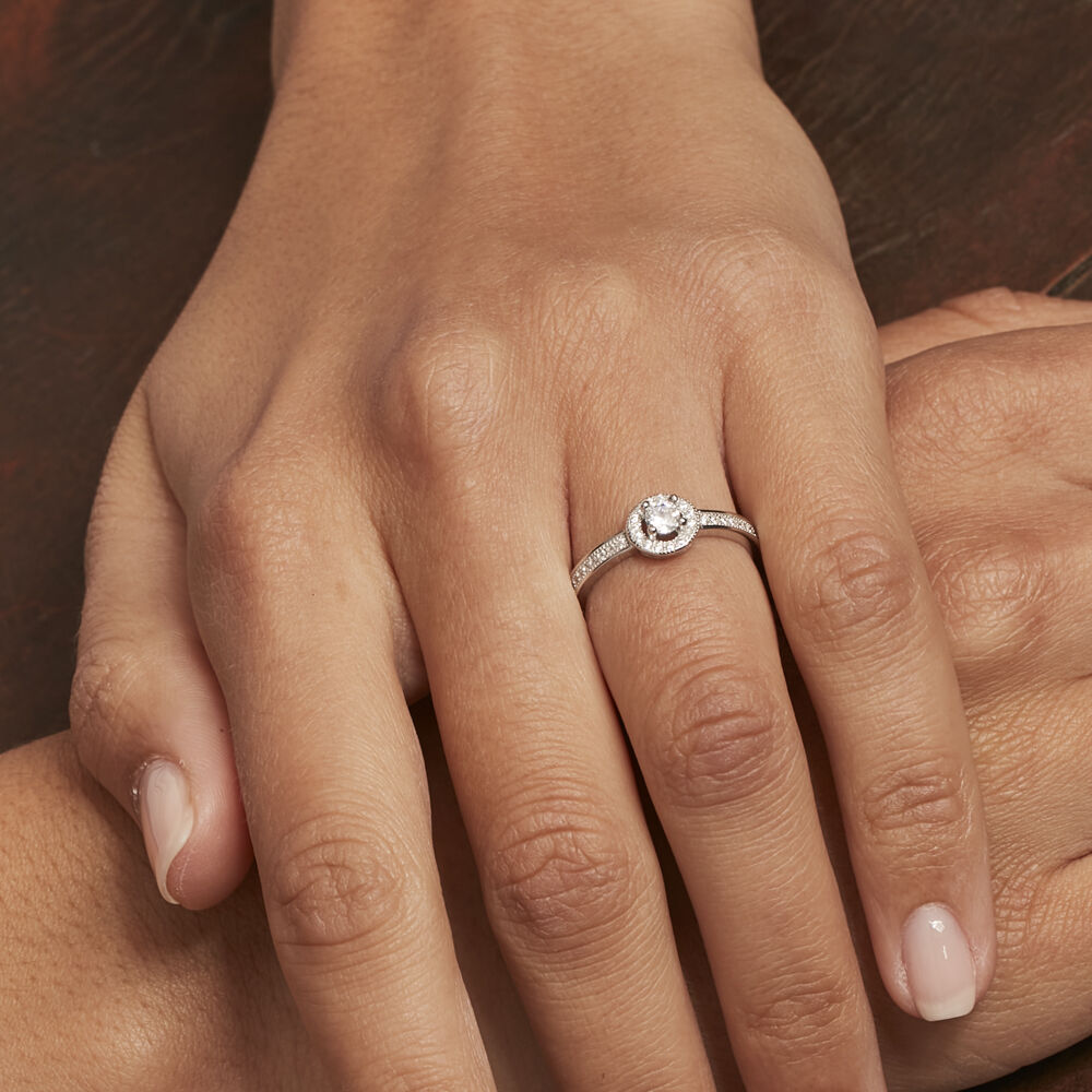 Bague Mélissande Argent Blanc Oxyde De Zirconium - Bagues avec pierre Femme | Marc Orian