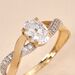 Bague Candice Or Jaune Oxyde De Zirconium - Solitaires Femme | Marc Orian