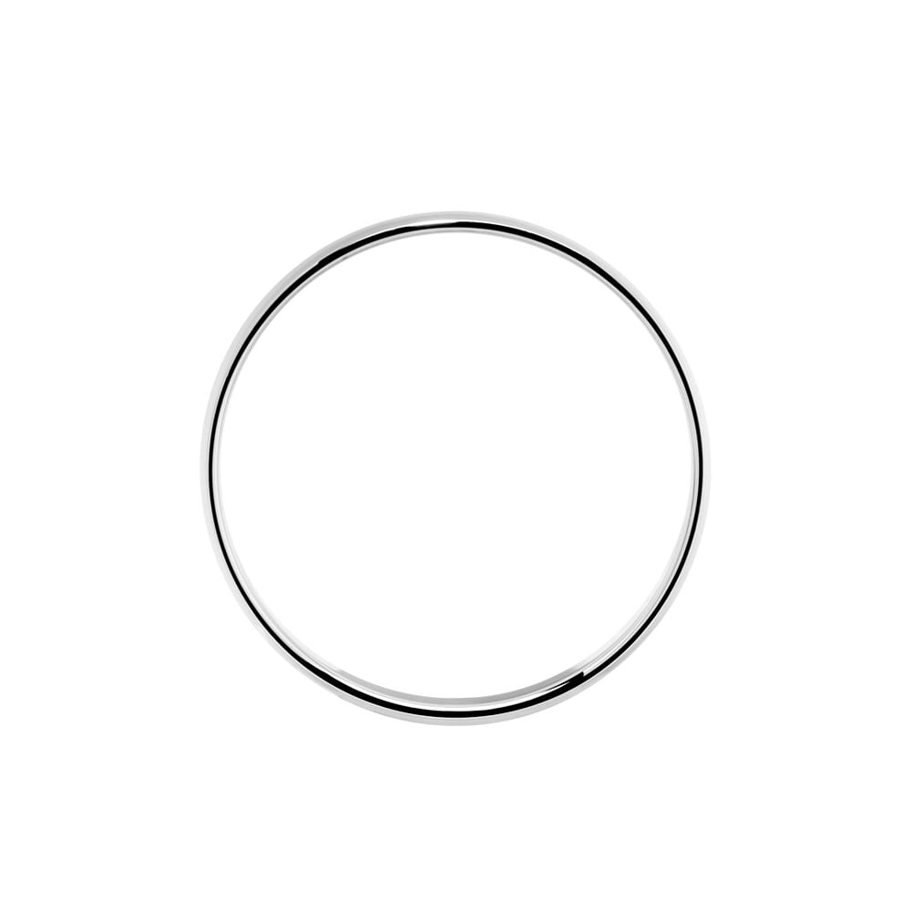 Alliance Irais Demi Jonc Classique Or Blanc - Alliances personnalis&eacute;es Famille | Marc Orian